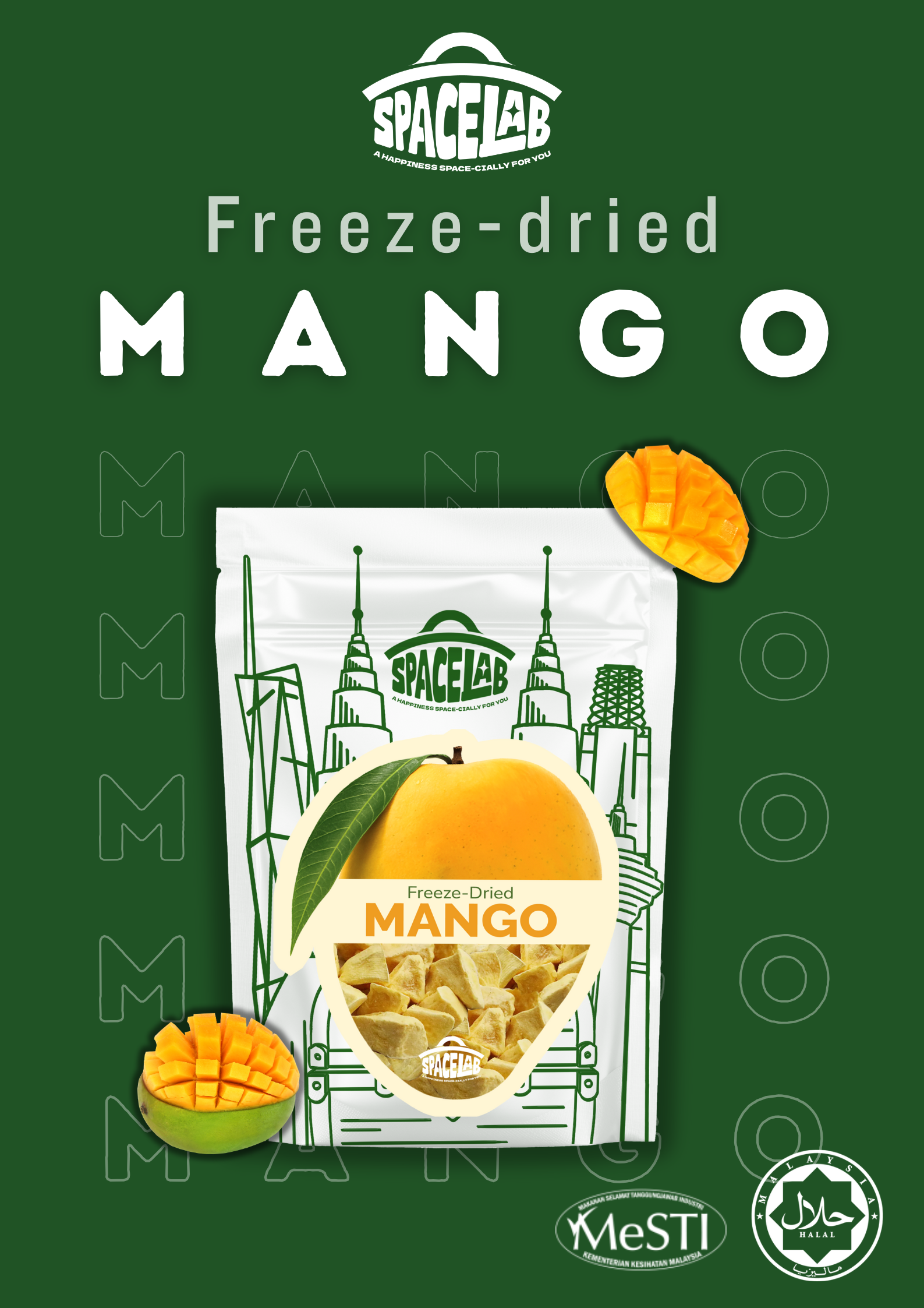 Space Lab Freeze Dried Fruits Series 20g